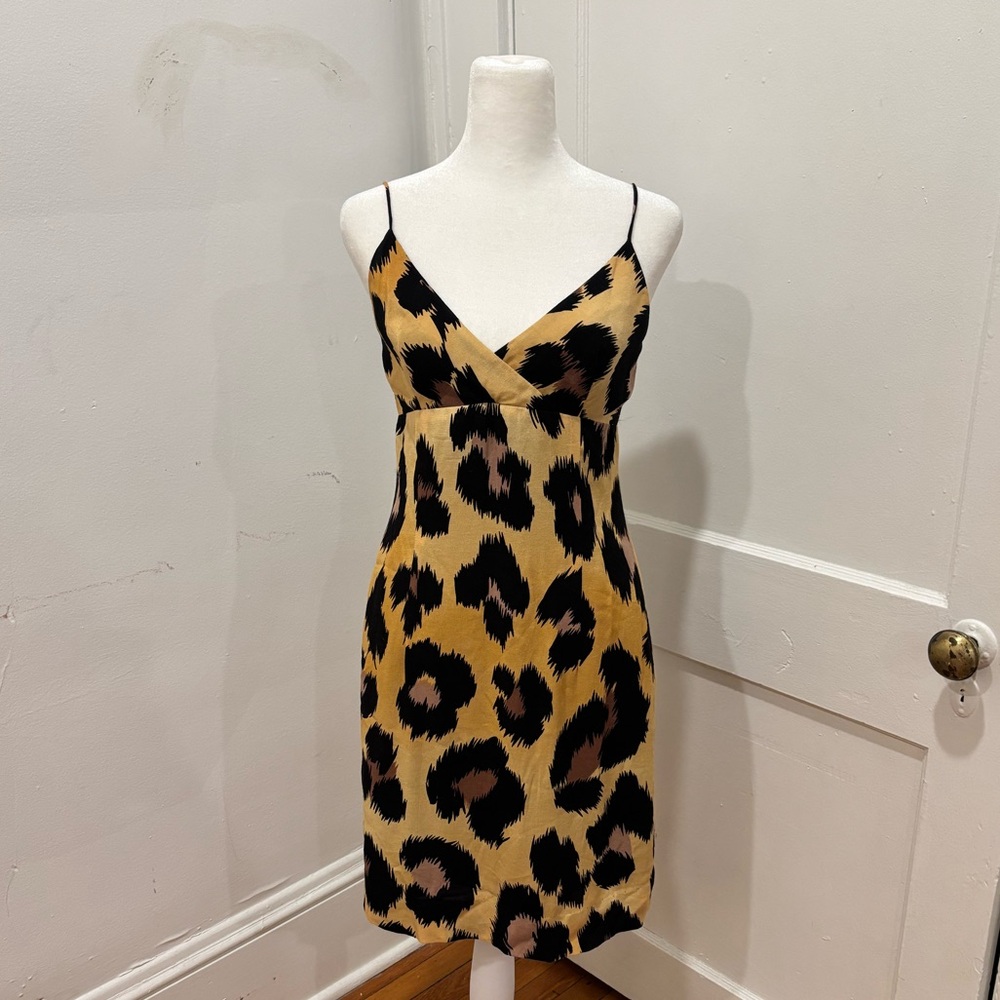 Nicole Miller Leopard Cocktail Dress